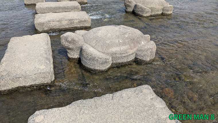 成瀬シリーズ_聖地巡礼_鴨川デルタ_飛び石の写真
