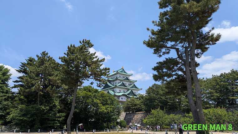 名古屋城_遠目からの写真
