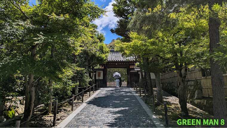 銀閣寺_総門の写真