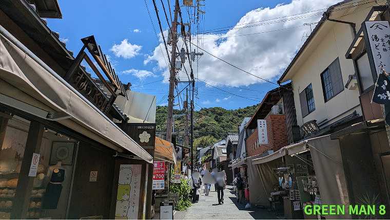銀閣寺参道の写真